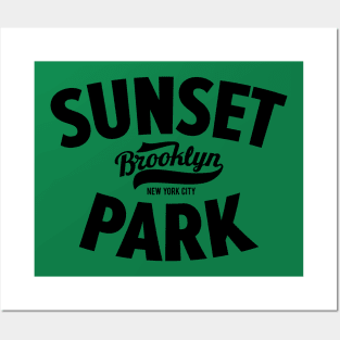 Sunset Park New York - Capturing Brooklyn's Urban Aura Posters and Art